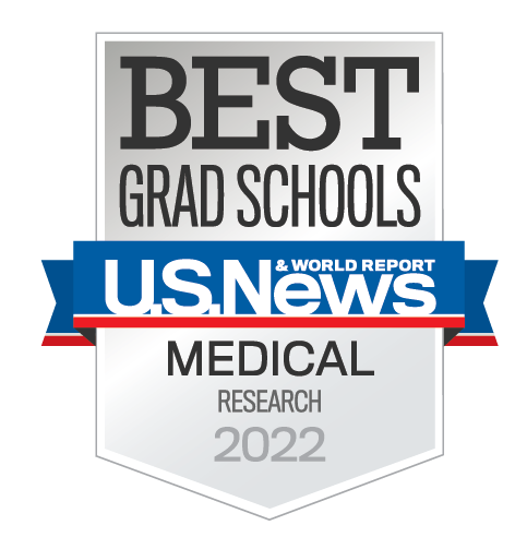 2022 U.S. News Best Grad Schools  Medical Research Badge