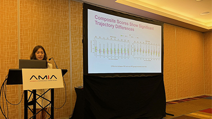 Jenny Ding presents at AMIA 2024